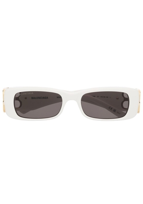 Balenciaga Eyewear Dynasty rectangle-frame sunglasses - White