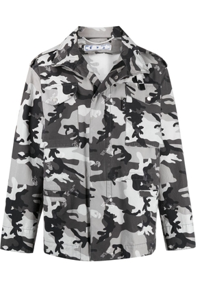 Off-White camouflage-print jacket - Grey