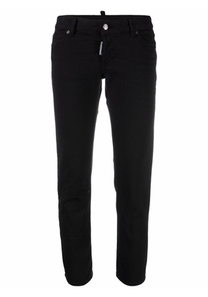 Dsquared2 cropped low-rise trousers - Black