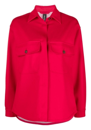 Mackintosh LORRIANE cotton overshirt jacket - Red