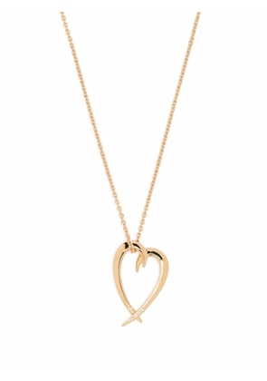 Shaun Leane Hook heart diamond pendant necklace - Gold