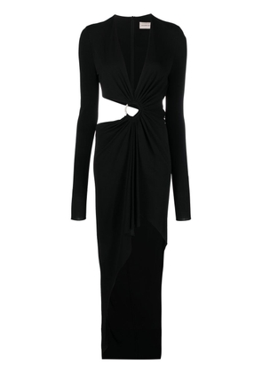 Alexandre Vauthier hoop-detail cut-out dress - Black