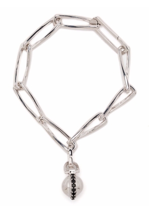 Missoma pave sphere twisted-link bracelet - Silver