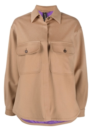 Mackintosh LORRIANE cotton overshirt jacket - Neutrals