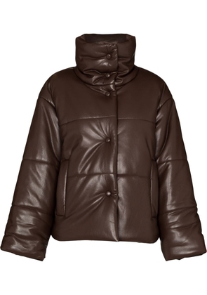 Nanushka Hide puffer jacket - Brown