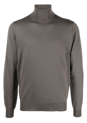 Dell'oglio fine-knit roll-neck jumper - Grey