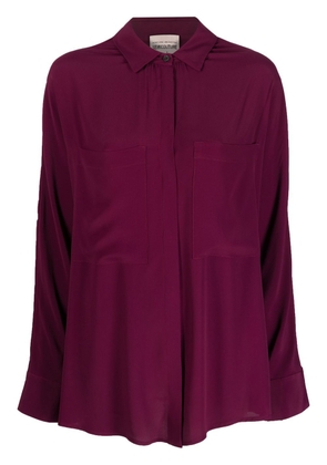 Semicouture double-pocket shirt - Purple