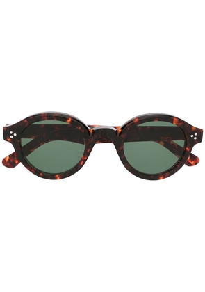 Lesca Corbs round-frame sunglasses - Brown
