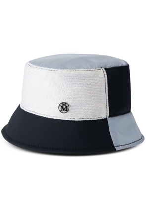 Maison Michel Axel colour-block bucket hat - White