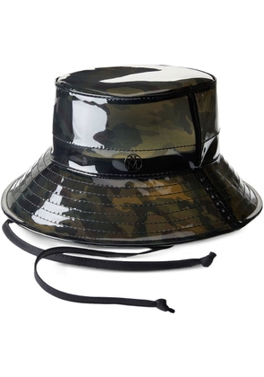 Maison Michel Angele camouflage bucket hat - Black