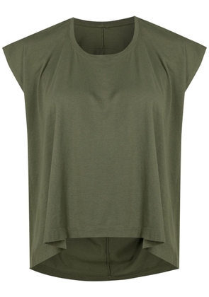 Osklen high-low hem cotton T-shirt - Green
