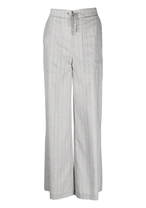 Fabiana Filippi pinstripe straight-leg trousers - Grey