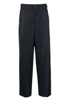 Prada belted tailored trousers - Blue