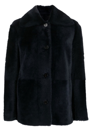 Jil Sander reversible shearling jacket - Blue
