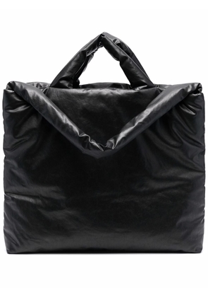 KASSL Editions large oil-coated pillow bag - Black