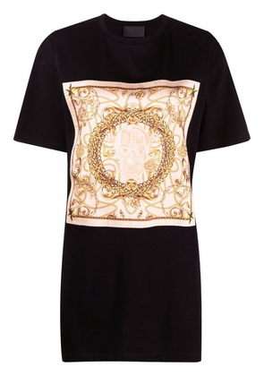 Philipp Plein New Baroque print T-shirt dress - Black