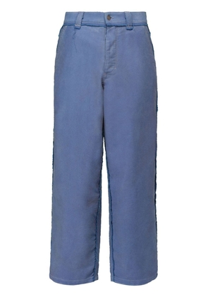 Maison Margiela cotton wide-leg trousers - Blue