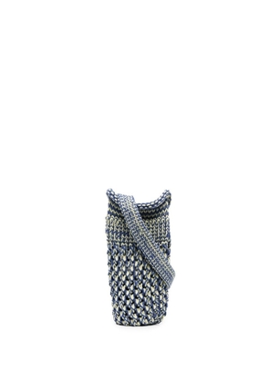 Sunnei knitted shoulder bag - Blue