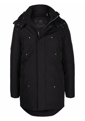 Moose Knuckles padded hooded coat - Black