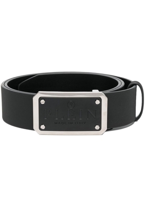 Philipp Plein Iconic Plein leather belt - Black