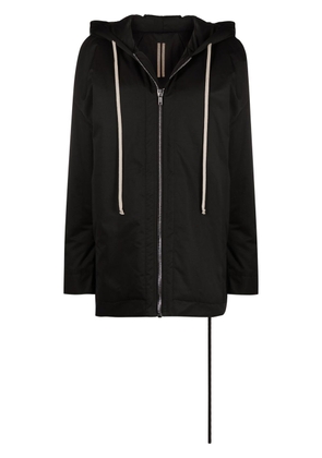 Rick Owens DRKSHDW tassel-detail hooded jacket - Black