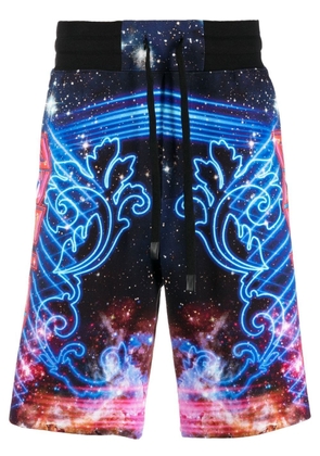 Versace Jeans Couture graphic-print track shorts - Black