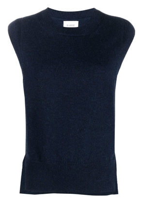 Barrie sleeveless cashmere knit top - Blue
