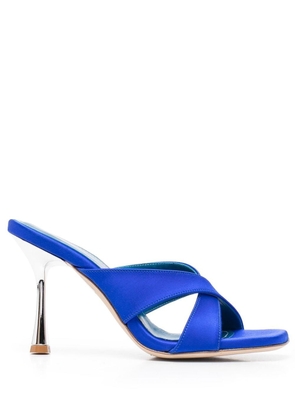 Giuliano Galiano Edina crossover-strap sandals - Blue