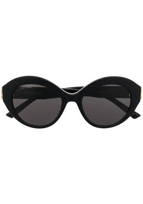 Balenciaga Eyewear Dynasty oval-frame sunglasses - Black