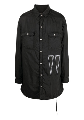 Rick Owens DRKSHDW long shirt jacket - Black