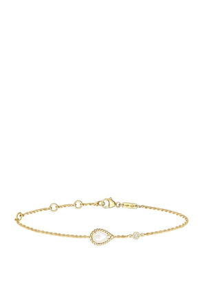 Boucheron Yellow Gold, Diamond And Mother-Of-Pearl Serpent Bohème Bracelet