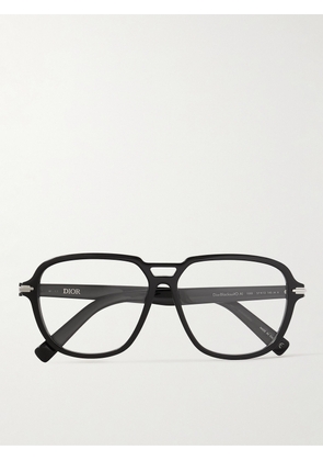 Dior Eyewear - DiorBlackSuitO AI Aviator-Style Acetate Optical Glasses - Men - Black