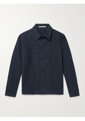 Norse Projects - Tyge Cotton and Linen-Blend Overshirt - Men - Blue - XS