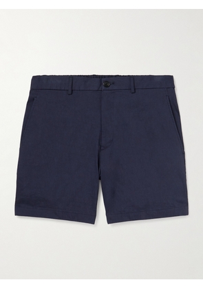 Theory - Curtis 7&quot; Straight-Leg Good Linen Shorts - Men - Blue - UK/US 28