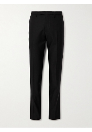Boglioli - Slim-Fit Virgin Wool-Blend Tuxedo Trousers - Men - Black - IT 46