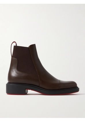 Christian Louboutin - Urbino Leather Chelsea Boots - Men - Brown - EU 40