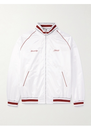 Givenchy - Logo-Embroidered Satin-Twill Track Jacket - Men - White - IT 44