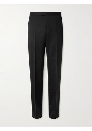 Favourbrook - Hampton Slim-Fit Grosgrain-Trimmed Wool-Twill Tuxedo Trousers - Men - Black - UK/US 30