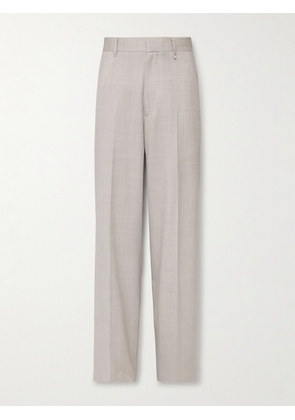 Givenchy - Wide-Leg Wool Trousers - Men - Gray - IT 46