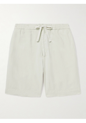 Officine Générale - Phil Straight-Leg Garment-Dyed Lyocell, Linen and Cotton-Blend Twill Shorts - Men - Neutrals - IT 44