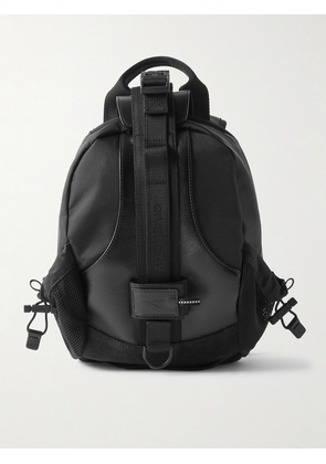 Givenchy - G-Trail Small Suede-Trimmed Full-Grain Leather and Ripstop Backpack - Men - Black