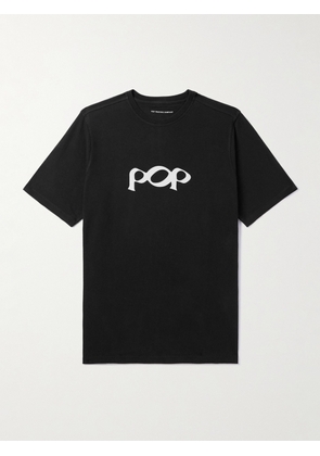 Pop Trading Company - Bob Logo-Print Cotton-Jersey T-Shirt - Men - Black - S