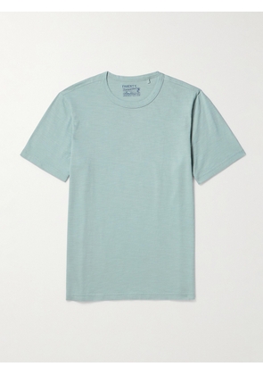 Faherty - Sunwashed Organic Cotton-Jersey T-Shirt - Men - Blue - S