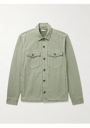 Faherty - Cotton-Jersey Shirt Jacket - Men - Green - S