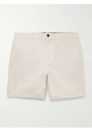 Club Monaco - Baxter Slim-Fit Cotton-Blend Twill Shorts - Men - Neutrals - UK/US 30