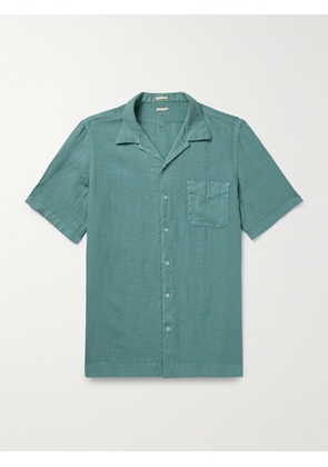 Massimo Alba - Venice Convertible-Collar Cotton Shirt - Men - Green - S