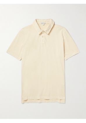 James Perse - Supima Cotton-Jersey Polo Shirt - Men - Yellow - 1