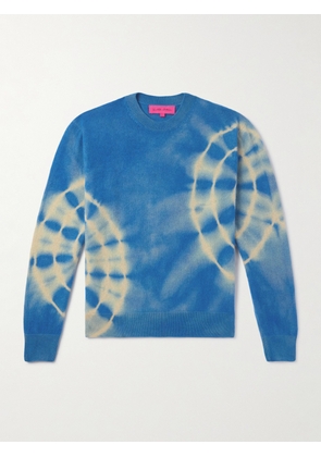 The Elder Statesman - Spiral City Tranquility Tie-Dyed Cashmere Sweater - Men - Blue - XS