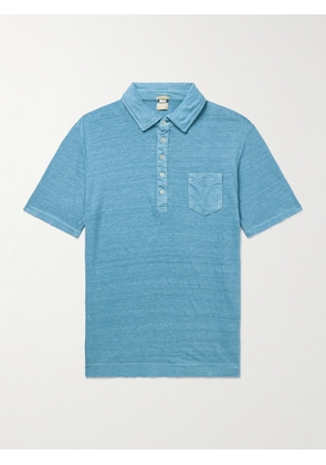 Massimo Alba - Filicudi Slim-Fit Linen Polo Shirt - Men - Blue - S