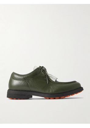 Mr P. - Golf Fringed Full-Grain Leather Shoes - Men - Green - UK 7